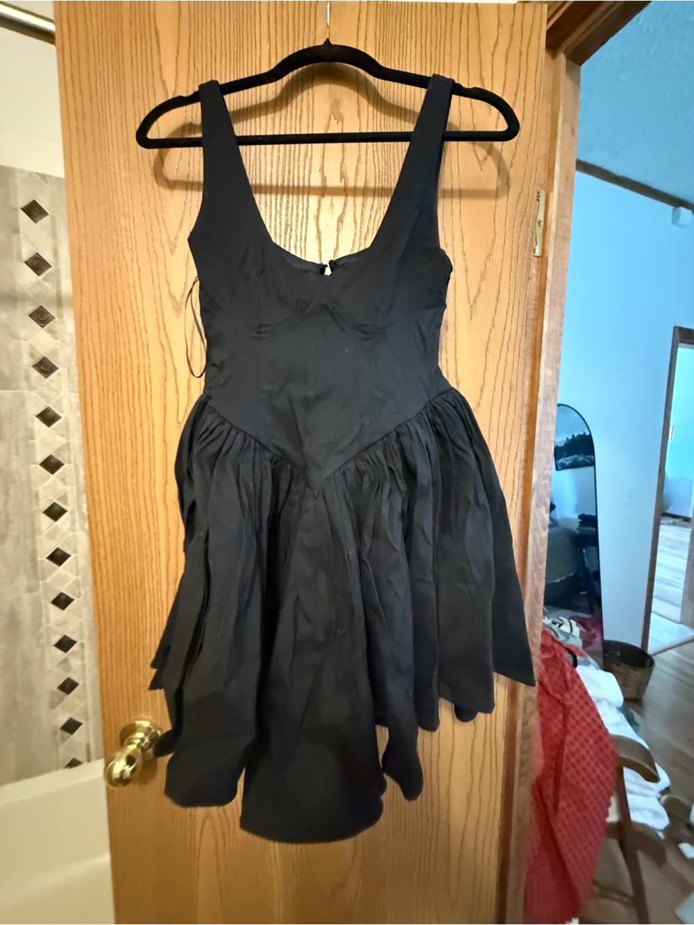 12th Tribe Black Mini Dress